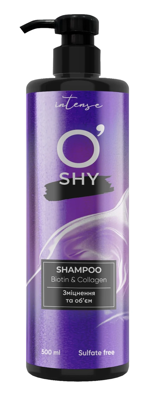 O'SHY Intense Шампунь BIOTIN & COLLAGEN 500мл