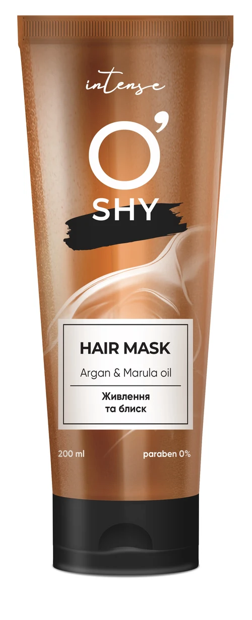 O'SHY Intense Маска для волос ARGAN & MARULA OIL 200мл