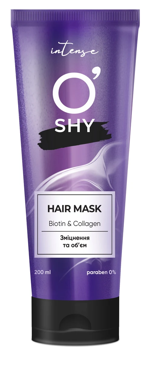 O'SHY Intense Маска для волос BIOTIN & COLLAGEN 200мл