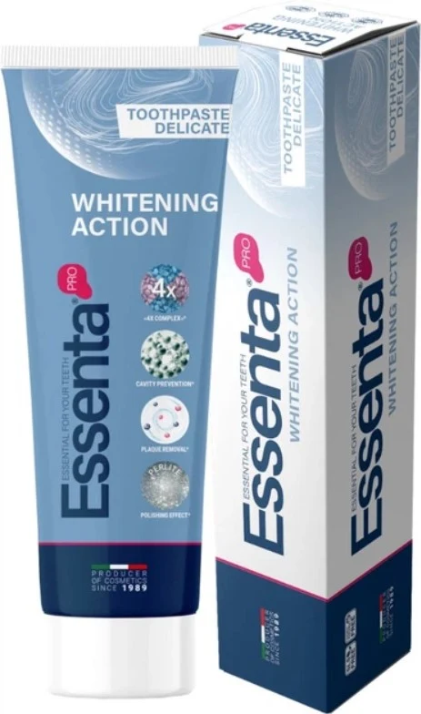 Зубная паста Essenta Pro Whitening Action 75мл 2