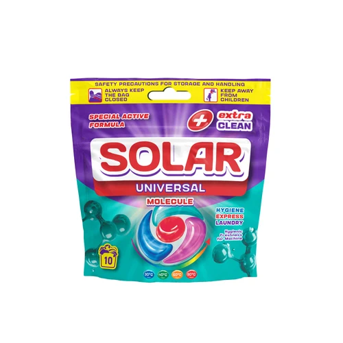 Капсулы для стирки Solar Universal MOLECULE, 10шт