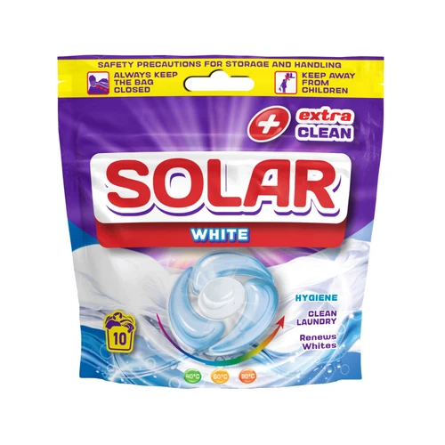 Капсулы для стирки SOLAR White, 10шт
