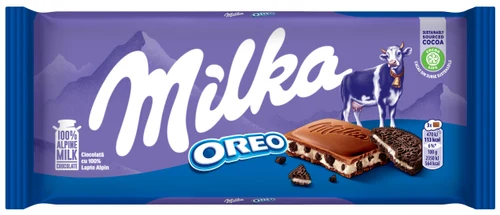 Молочный шоколад Milka с печеньем Oreo, 100 г