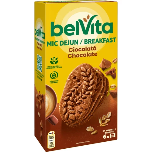 Печенье BelVita Завтрак с шоколадом, 300 г