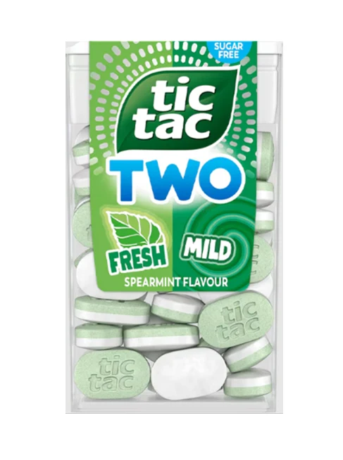 Drajeuri "Tic Tac Two Spearmint", 38.5 g