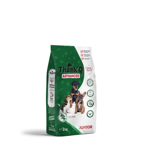 Сухой корм для собак Thank’Q Advanced Junior с говядиной и овощами, 2 кг.
