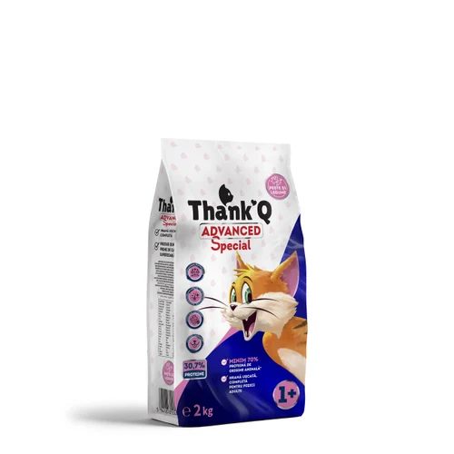 Сухой корм для кошек Thank’Q Advanced Special с рыбой, 2 кг.