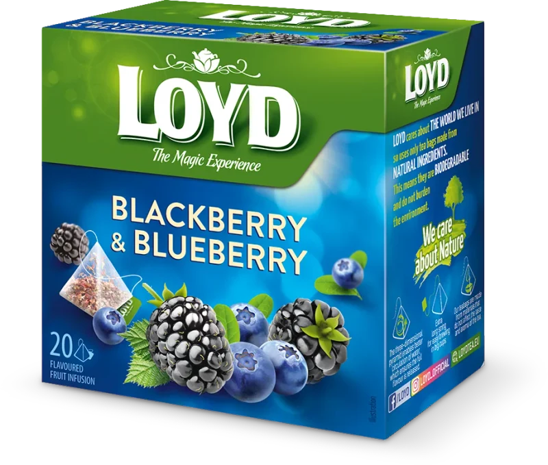 LOYD Blackberry & Blueberry, 20 pac. 3