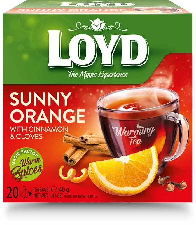 LOYD Warming Tea Sunny Orange with Cinnamon & Cloves, 20 пак 2