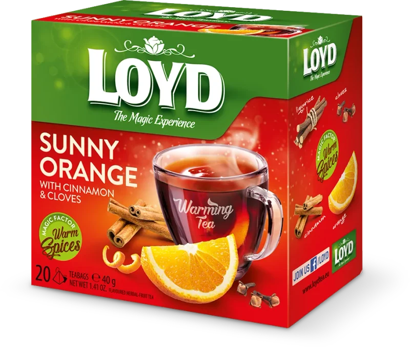 LOYD Warming Tea Sunny Orange with Cinnamon & Cloves, 20 пак 3