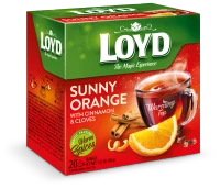 LOYD Warming Tea Sunny Orange with Cinnamon & Cloves, 20 пак