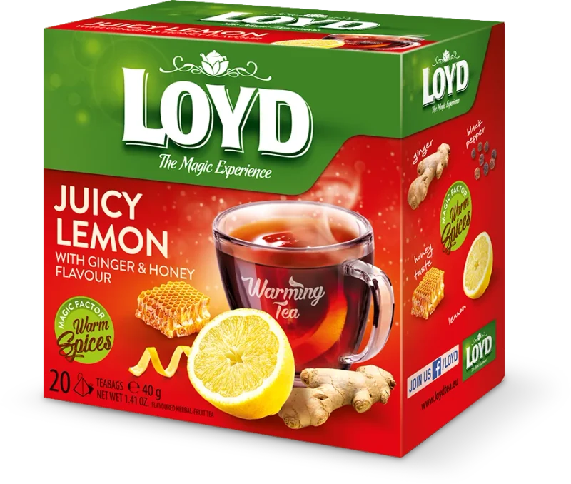 LOYD Warmig Tea Juicy Lemon with Ginger & Honey, 20 пак 3