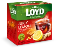 LOYD Warmig Tea Juicy Lemon with Ginger & Honey, 20 пак