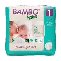 Scutece Bambo Nature 1  (2-4 kg), 22 buc 3
