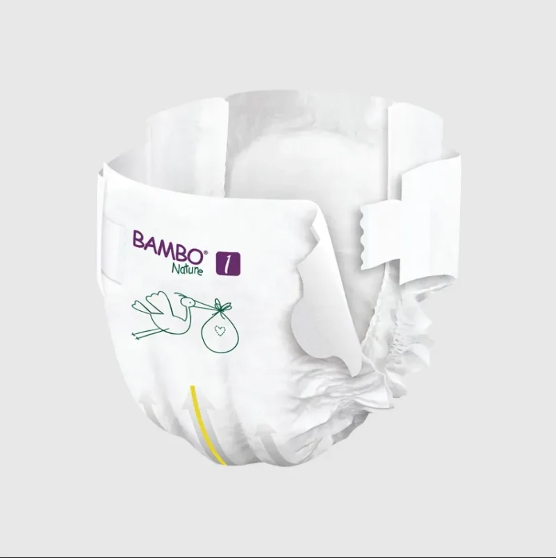 Scutece Bambo Nature 1  (2-4 kg), 22 buc 2