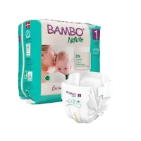 Scutece Bambo Nature 1  (2-4 kg), 22 buc