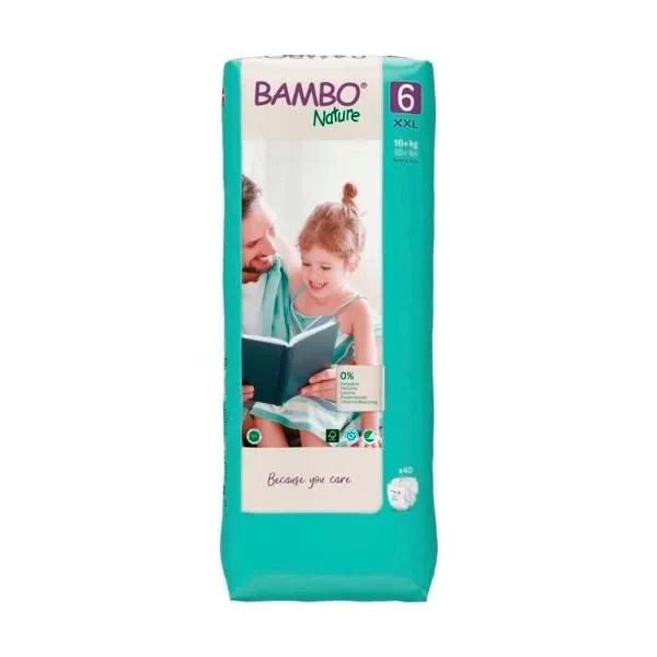 Scutece Bambo Nature 6  (16+ kg), 40 buc 3
