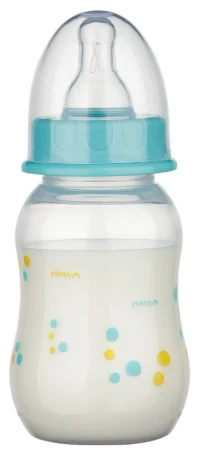 ”Baby-Nova” Biberon din silicon cu gât standart, 130 ml., debit lent, fără BPA, 1 buc./cutie de carton (45010) 3