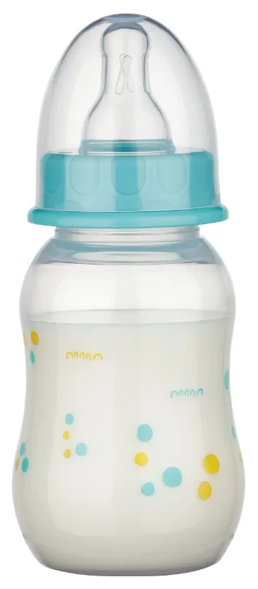 ”Baby-Nova” Biberon din silicon cu gât standart, 130 ml., debit lent, fără BPA, 1 buc./cutie de carton (45010) 3