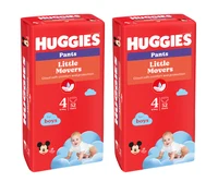 Набор трусики для мальчиков Huggies Little Movers 4  (9-14 кг),  104шт. (2x52шт)
