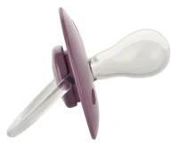 ”Baby-Nova” Suzetă rotundă cu inel, 0 luni+, Silicon, fără BPA, 2 buc. cu cutie pentru sterilizare (20009) 2
