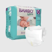 Набор Подгузники Bambo Nature 0  (1-3 кг), 48шт (2x24шт) 2