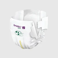 Set Scutece Bambo Nature 2  (3-6 kg), 60 buc  (2x30buc) 2