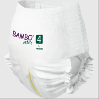 Set Scutece-chiloțel Bambo Nature 4, 7-14 kg, 80buc  (2x40buc) 2