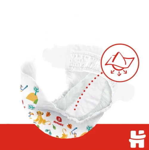 Scutece Huggies Classic Jumbo 4 (7-18 kg), 44 buc