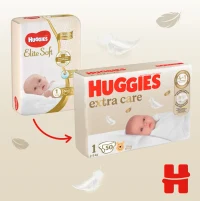 Scutece Huggies Extra Care 1 (2-5 kg), 22 buc. 2