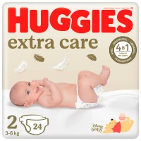 Scutece Huggies Extra Care 2 (3-6 kg), 24 buc.  3