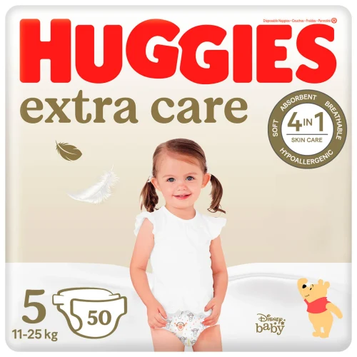Подгузники Huggies Extra Care Mega  5  (11-25 кг), 50 шт