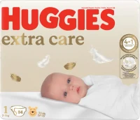 Scutece Huggies Extra Care Mega 1 (2-5 kg), 84 buc