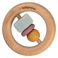 Baby-Nova, Прорезыватель для зубов с силиконовыми элементами, от 3 месяцев (31157) 2
