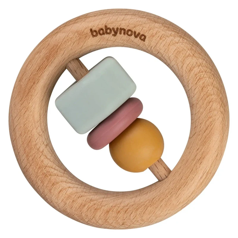 Baby-Nova, Прорезыватель для зубов с силиконовыми элементами, от 3 месяцев (31157) 2