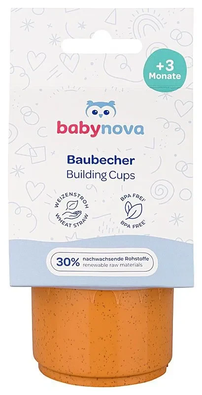 Baby-Nova, Набор чашек для сборки/укладки, 8 шт., от 3 мес (32504) 2