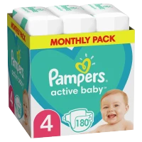 Подгузники Pampers Active Baby Maxi Box 4 (8-14 кг), 180 шт. 