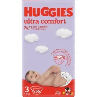 Scutece unisex Huggies Ultra Comfort Jumbo  3  (4-9 kg), 56 buc 3