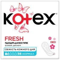 Absorbante pentru fiecare zi Kotex Normal Deo, 56 buc