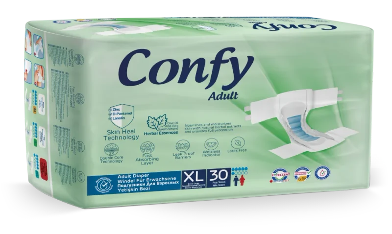Confy Adult EXTRALARGE JUMBO, Подгузники для взрослых, 30 шт. 3