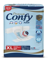 Confy Premium Adult EXTRALARGE STD, Scutece pentru adulți, 10 buc.