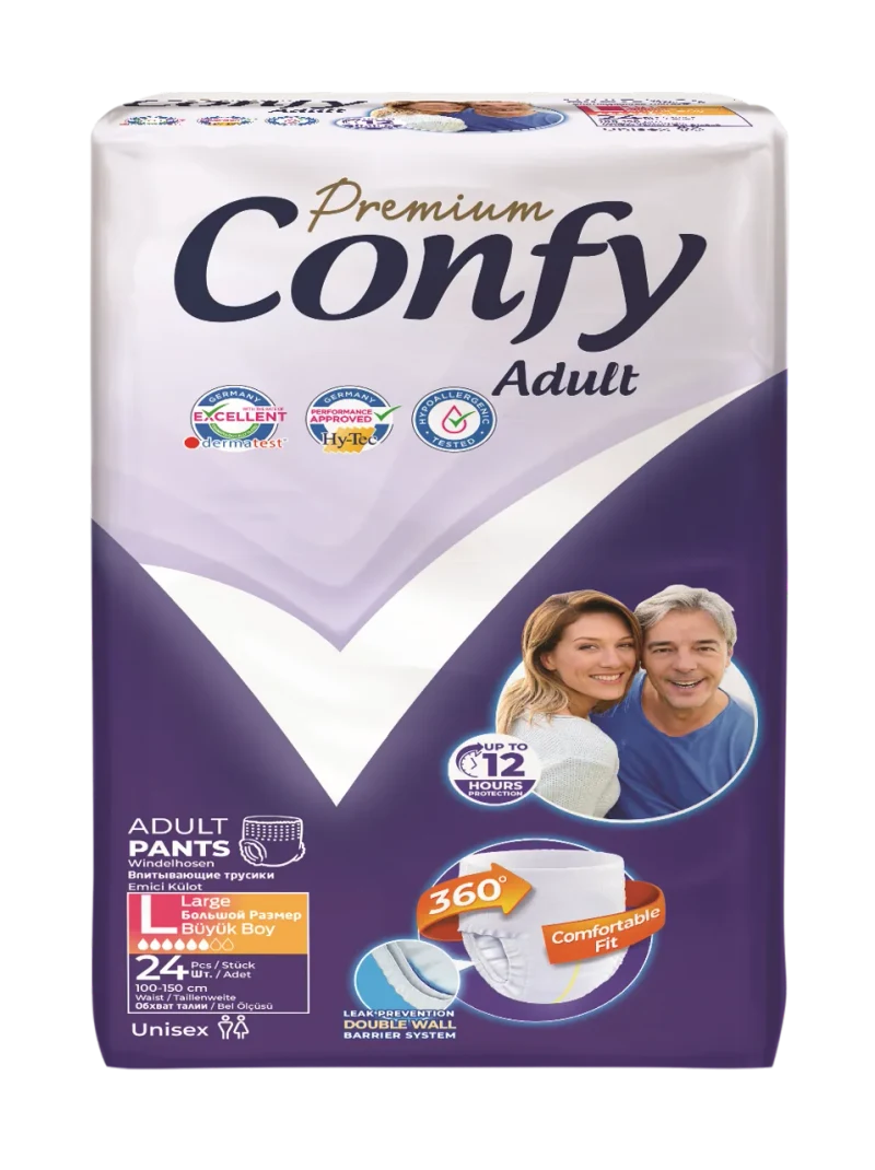 Confy Premium Adult Pants LARGE JUMBO, chiloți pentru adulți, 24 buc. 3