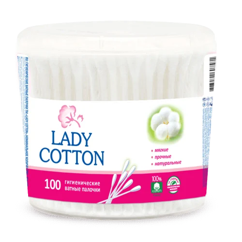 Палочки ватные Lady Cotton, 100 шт. (коробка)
