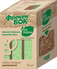 Bureţi vase din celuloză Freken Bok Go Green, 3 buc.  2