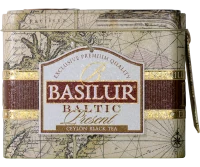 Ceai negru  Basilur Lose Leaf Tea  PRESENT BALTIC, cutie metalică  100g 2