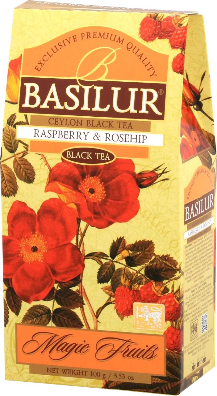 Ceai negru  Basilur Magic Fruits,  Raspberry & Rosehip, 100 g 3