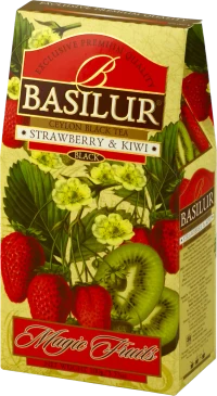 Ceai negru  Basilur Magic Fruits,  Strawberry & Kiwi, 100 g 3