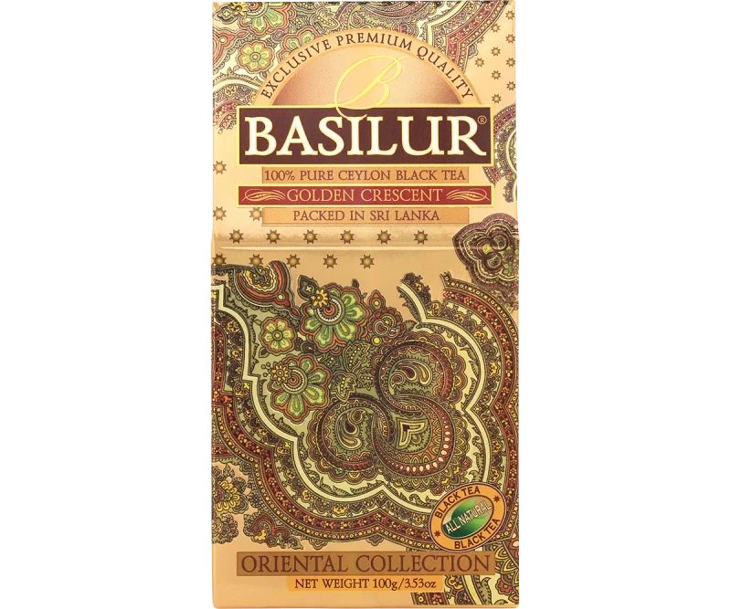 Ceai negru  Basilur Oriental Collection  GOLDEN CRESCENT  100g 2