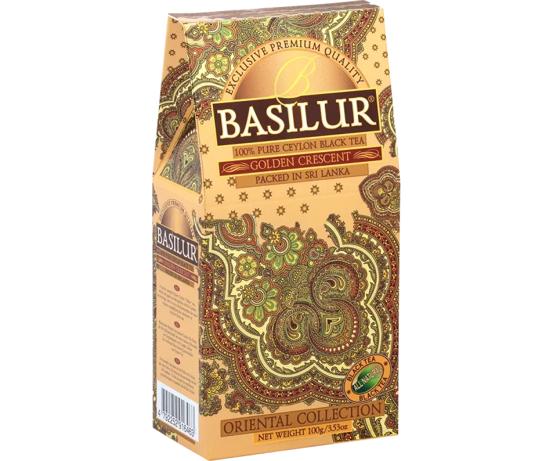 Ceai negru  Basilur Oriental Collection  GOLDEN CRESCENT  100g 3