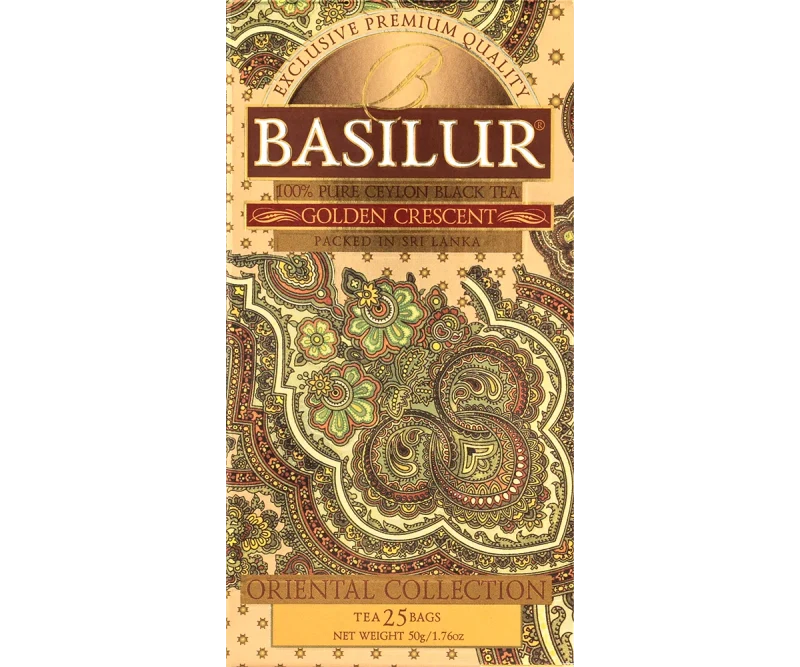 Чай черный Basilur Oriental Collection GOLDEN CRESCENT, 25*2г 3